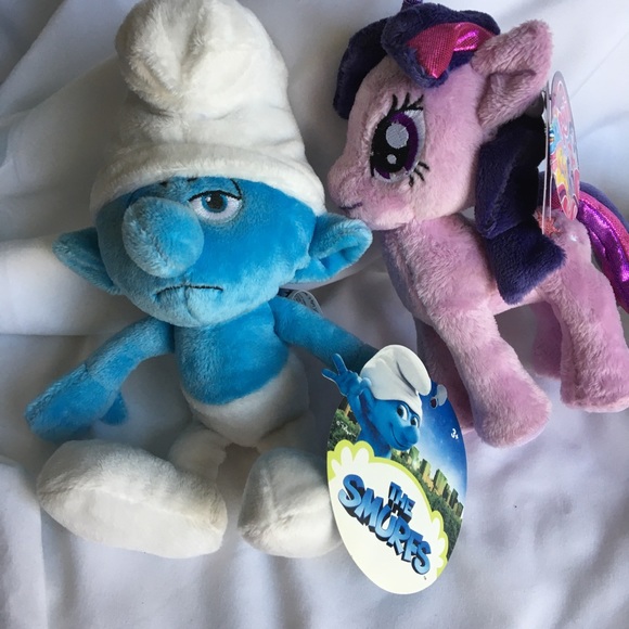 2/$20 My Little Pony And Grouchy Smurf Plushies Retro Collectibles - Picture 2 of 5
